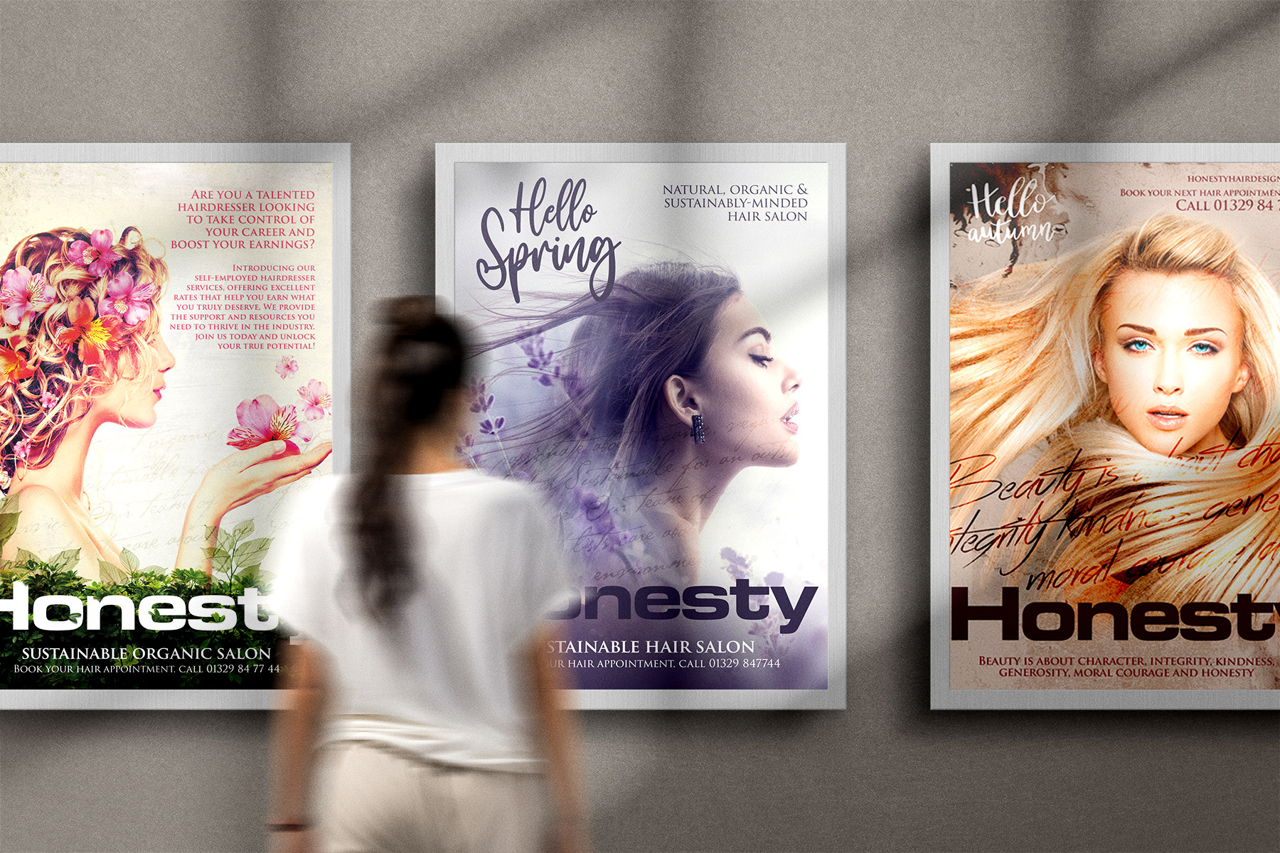 Honesty Hair Design Posters